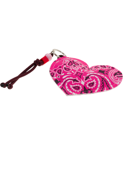 Bandana Key Chain - Heart