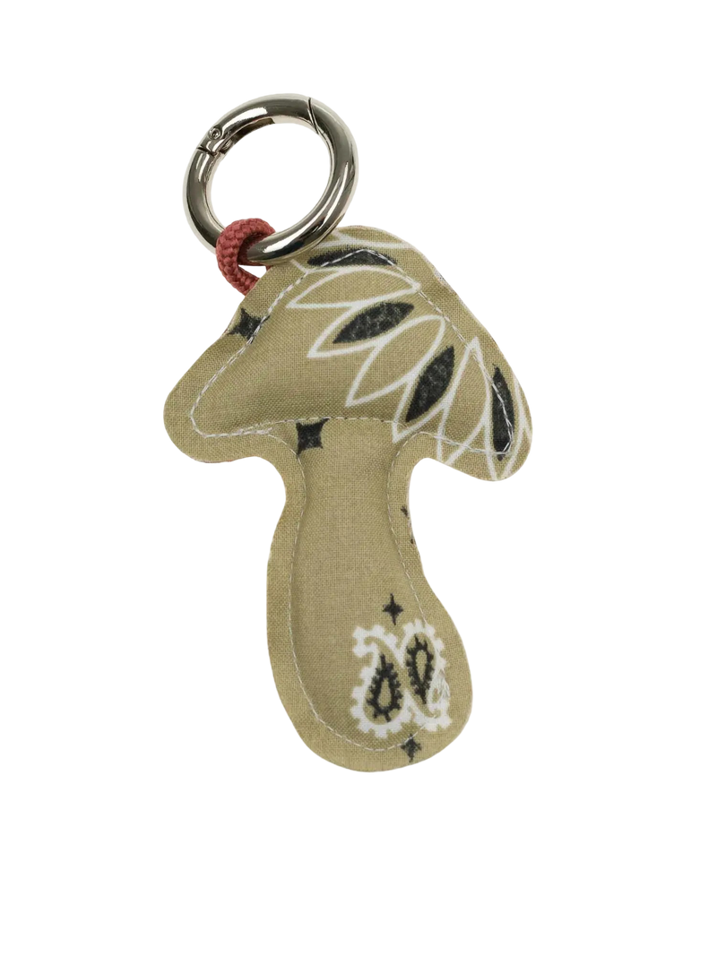 Bandana Key Chain - Mushroom