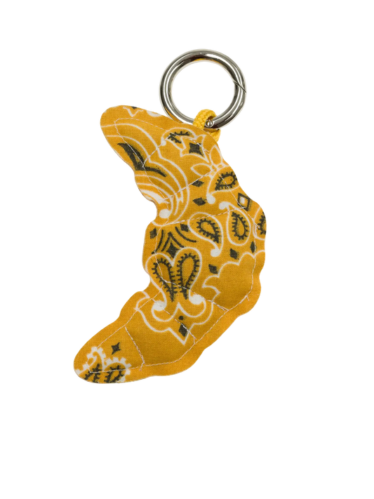 Bandana Key Chain - Croissant