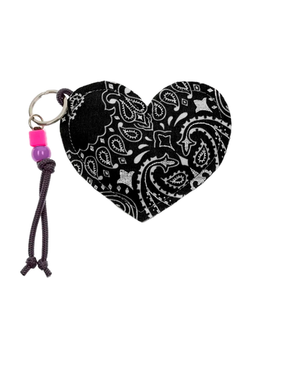 Bandana Key Chain - Heart