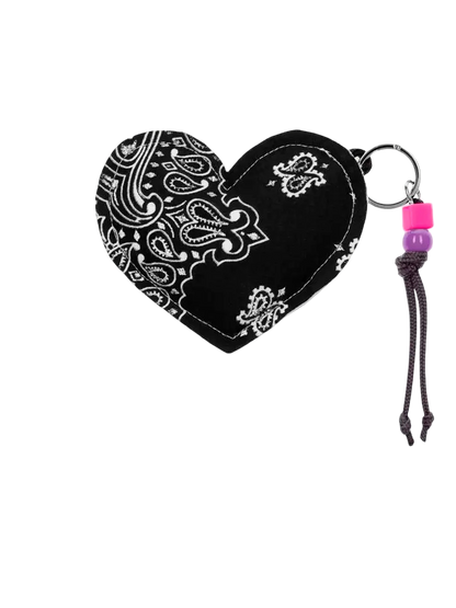 Bandana Key Chain - Heart