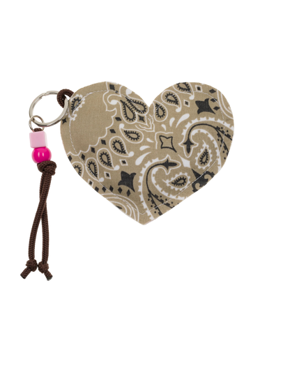 Bandana Key Chain - Heart