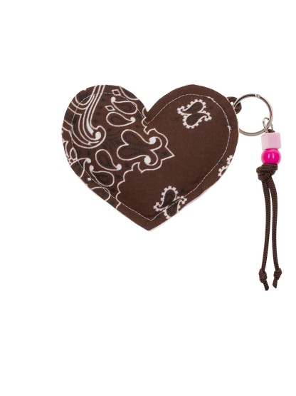 Bandana Key Chain - Heart