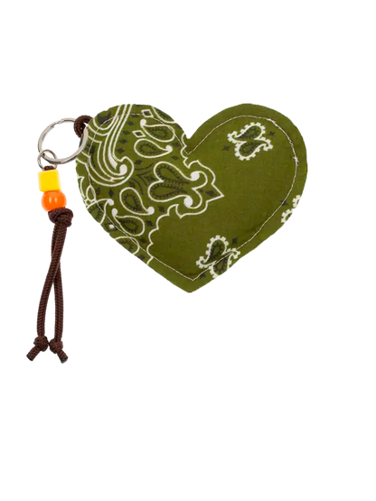 Bandana Key Chain - Heart
