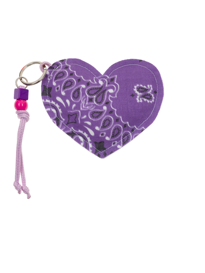 Bandana Key Chain - Heart
