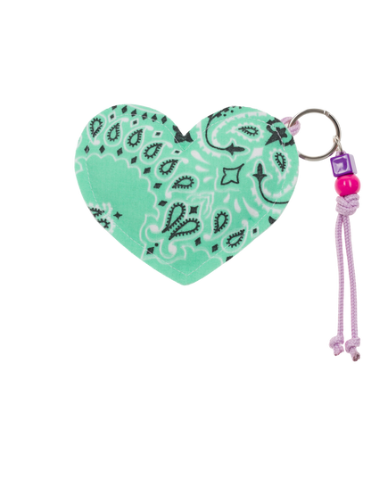 Bandana Key Chain - Heart
