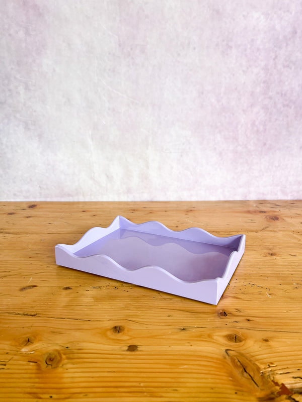 Rita Konig Belles Rives Lacquer Tray - Purple