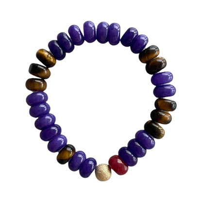 Purple Tiger Bracelet