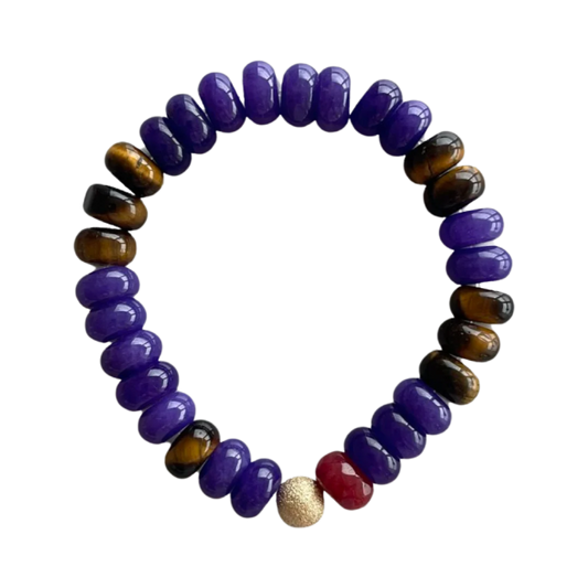 Purple Tiger Bracelet