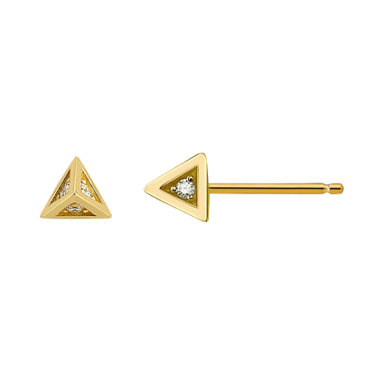 Pyramid Stud Earrings