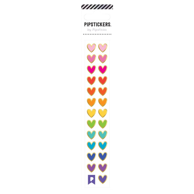 Rainbow Heart Minis Stickers