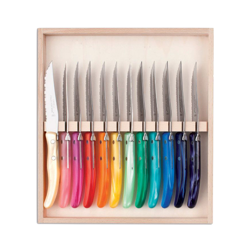 Rainbow Steak Knives
