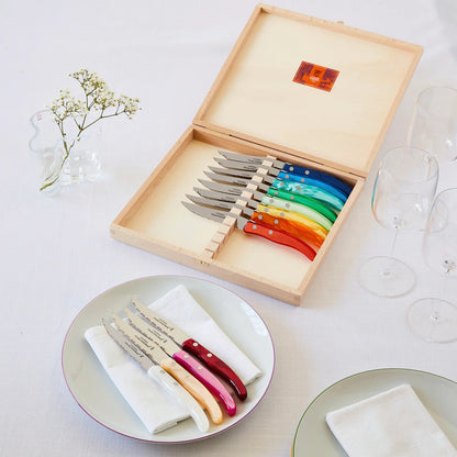 Rainbow Steak Knives