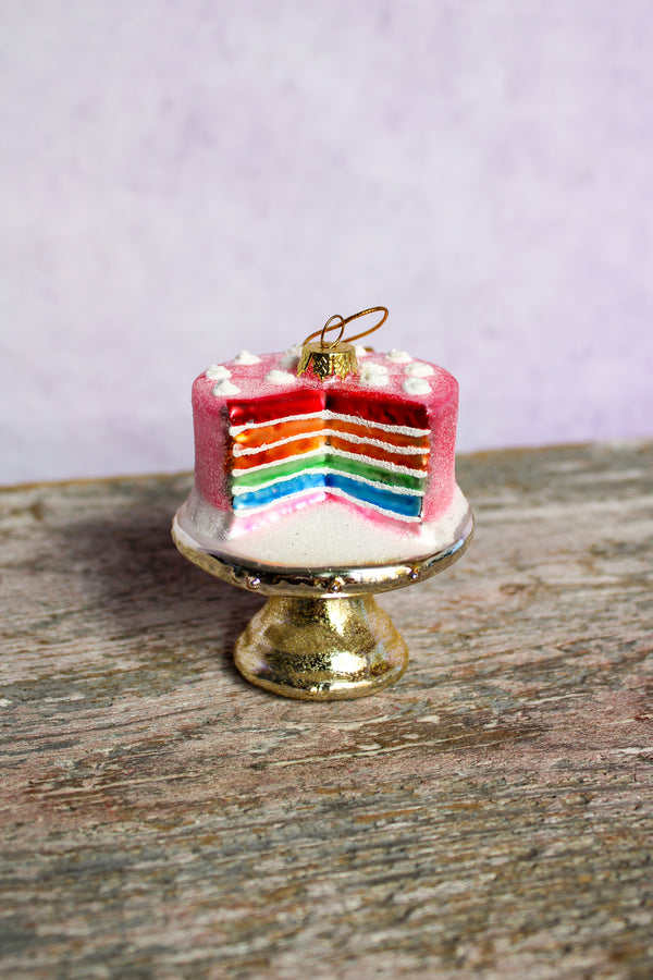 Rainbow Cake Ornament