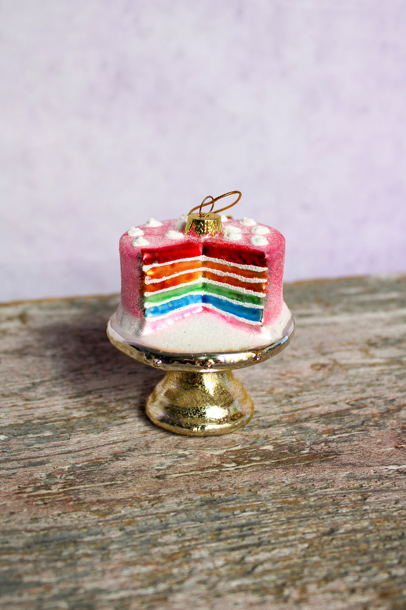 Rainbow Cake Ornament