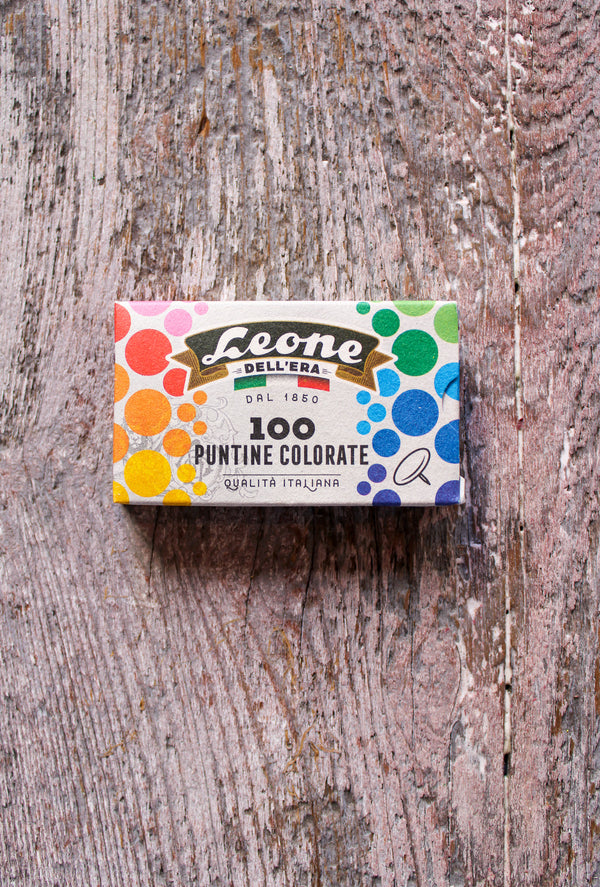 Rainbow Push Pins Set of 100