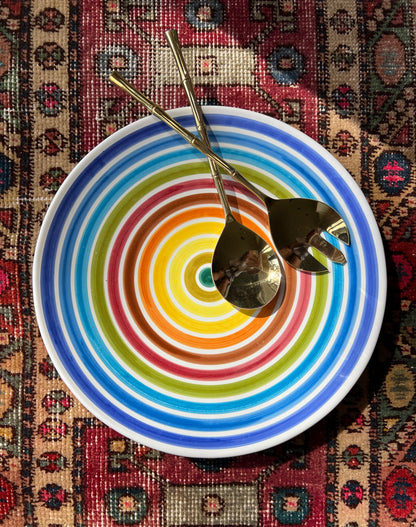 Rainbow Stripe Plate/Platter
