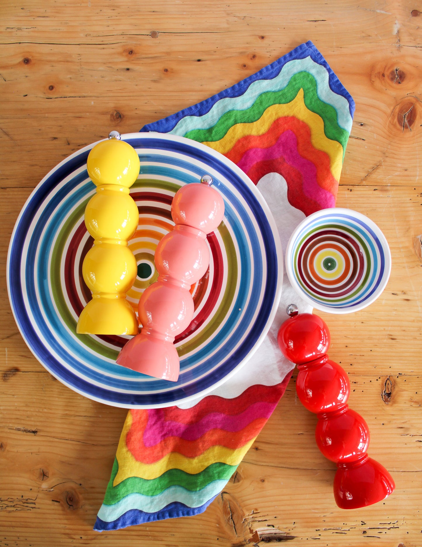 Rainbow Stripe Plate/Platter