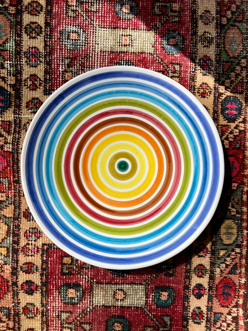 Rainbow Stripe Plate/Platter