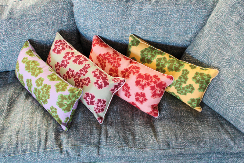 Ronko Hibiscus Lumbar Pillow