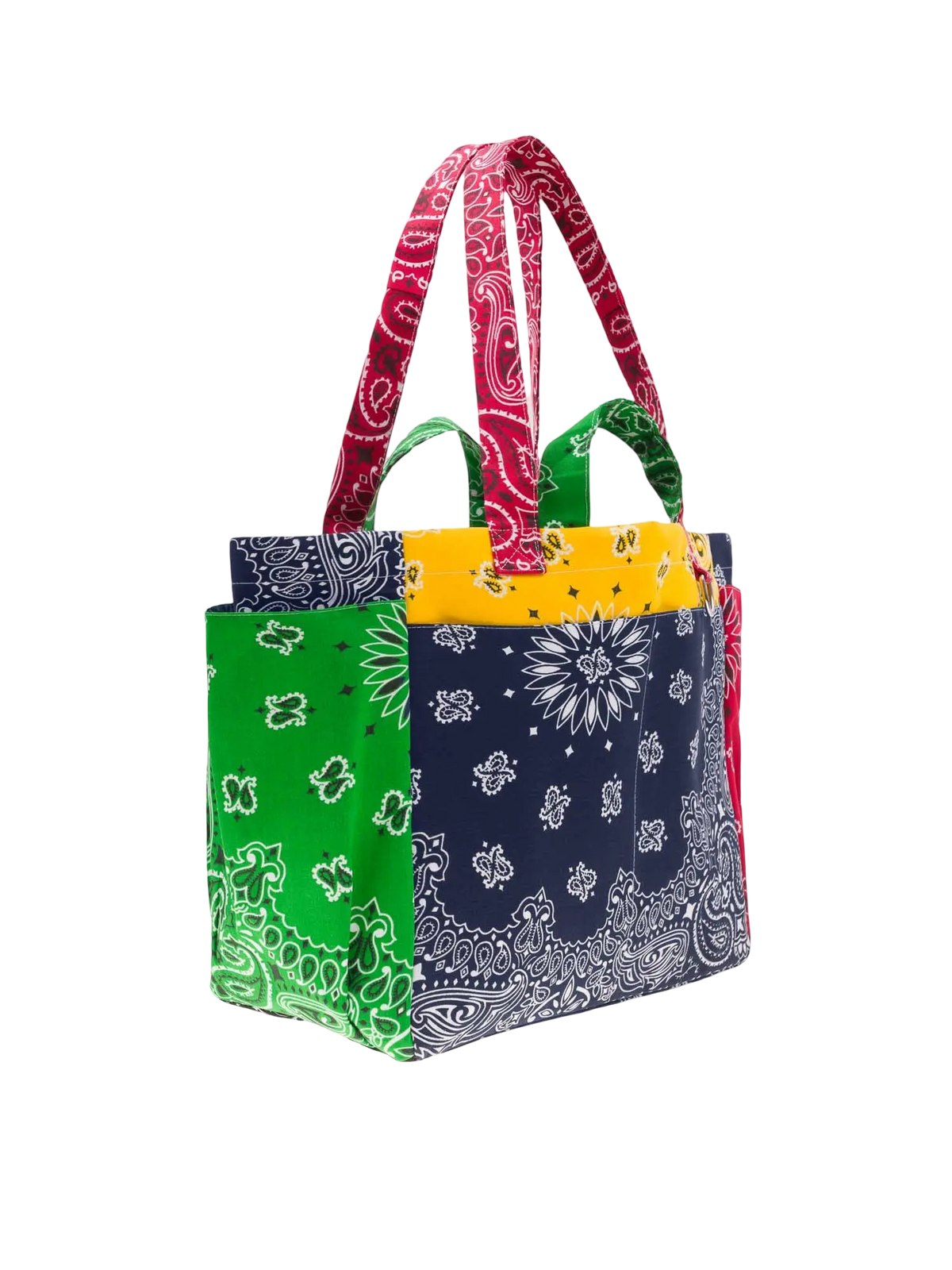 Picnic Quilted Colorblock Tote Bag