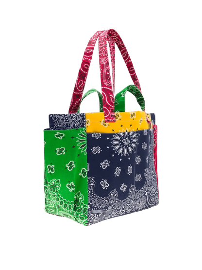Picnic Quilted Colorblock Tote Bag