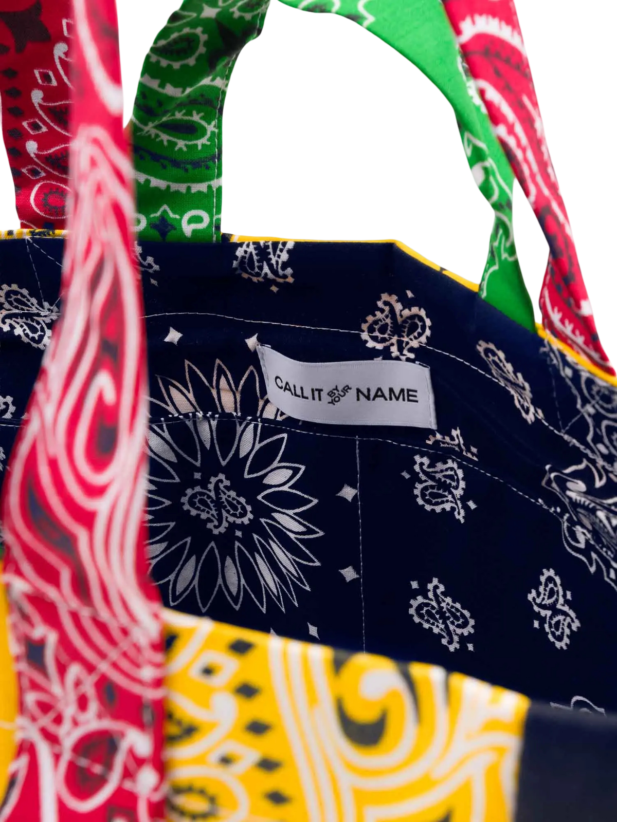 Picnic Quilted Colorblock Tote Bag