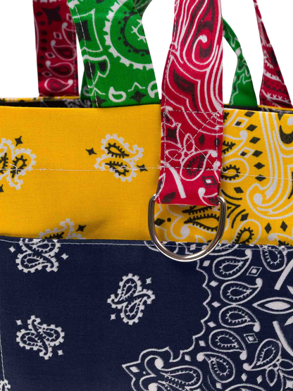 Picnic Quilted Colorblock Tote Bag