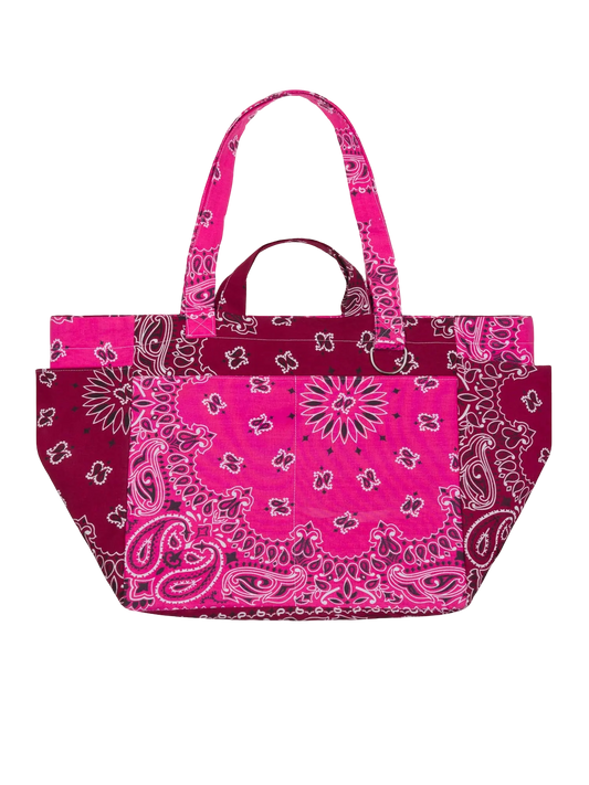 Picnic Quilted Colorblock Tote Bag