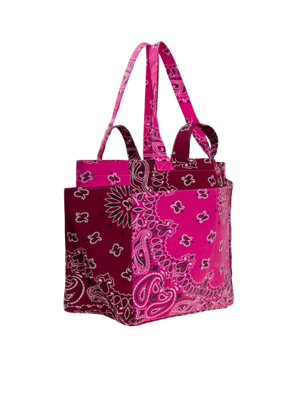 Picnic Quilted Colorblock Tote Bag
