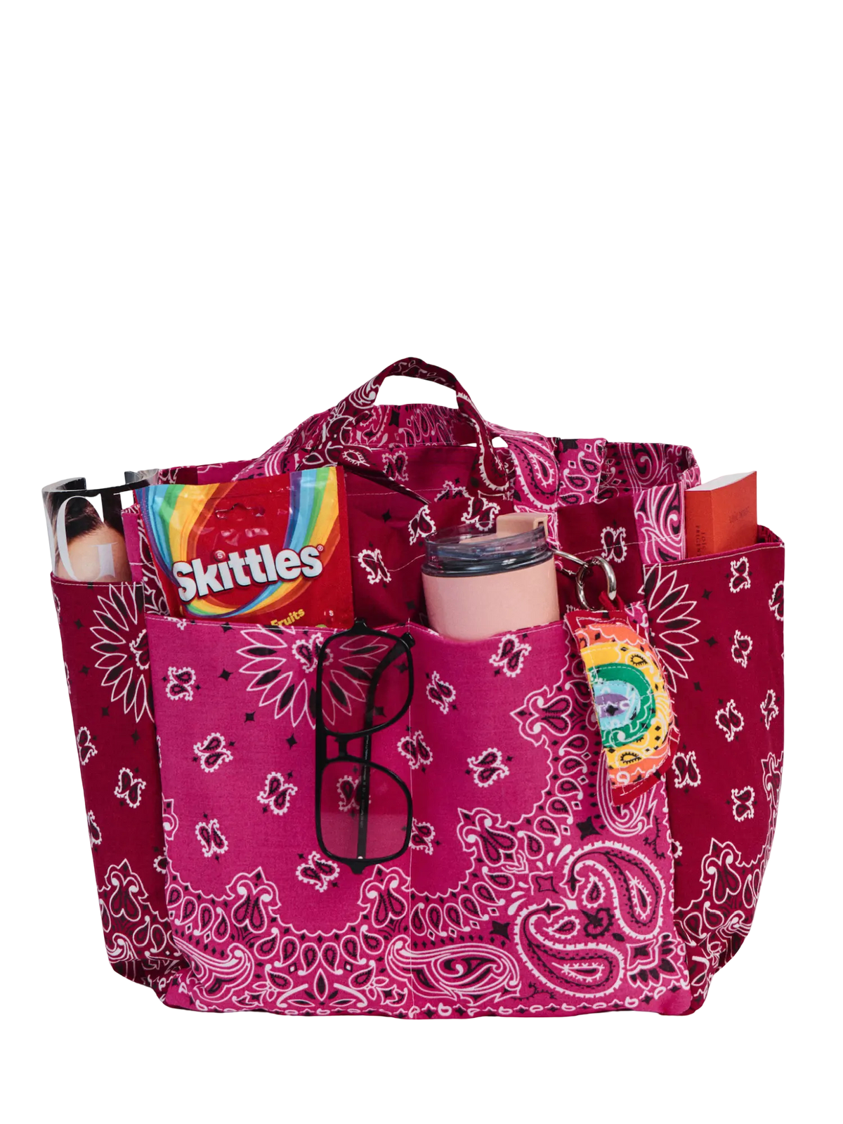 Picnic Quilted Colorblock Tote Bag