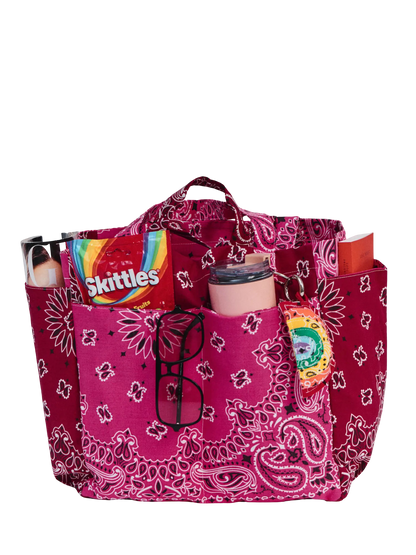 Picnic Quilted Colorblock Tote Bag