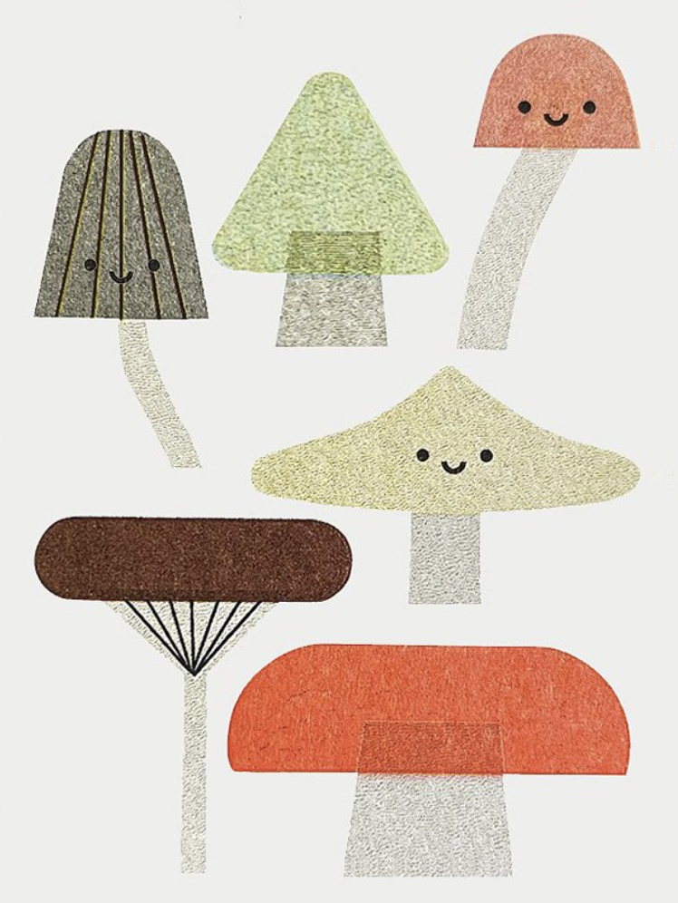 Mushrooms Mini Card