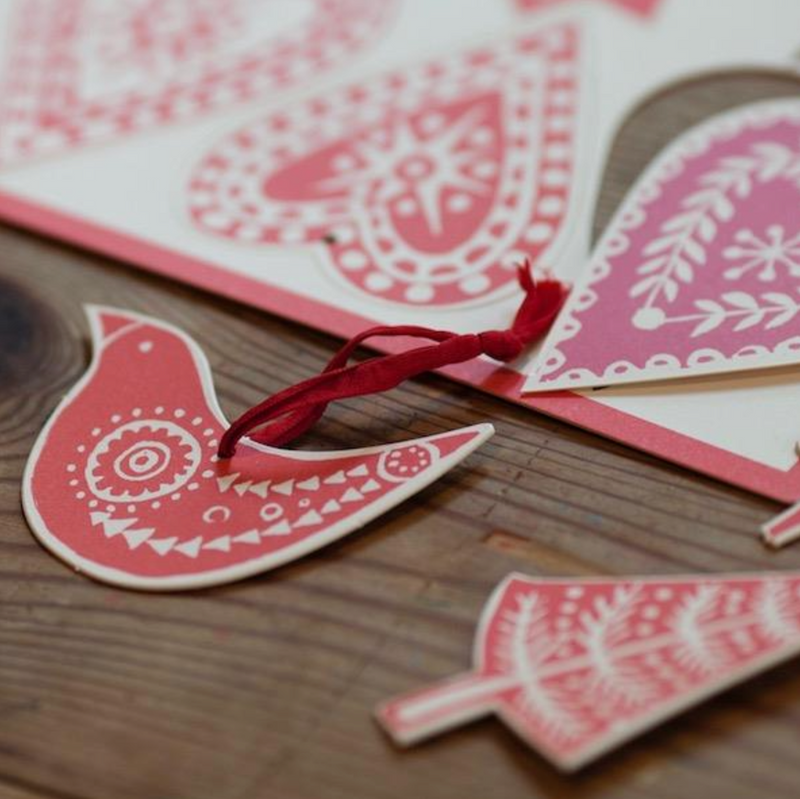 Folk Art Ornament Kit - Set of 18