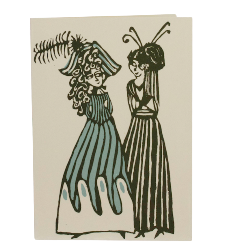 Ladies in Hats Card