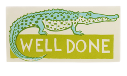 Well Done Crocodile Card