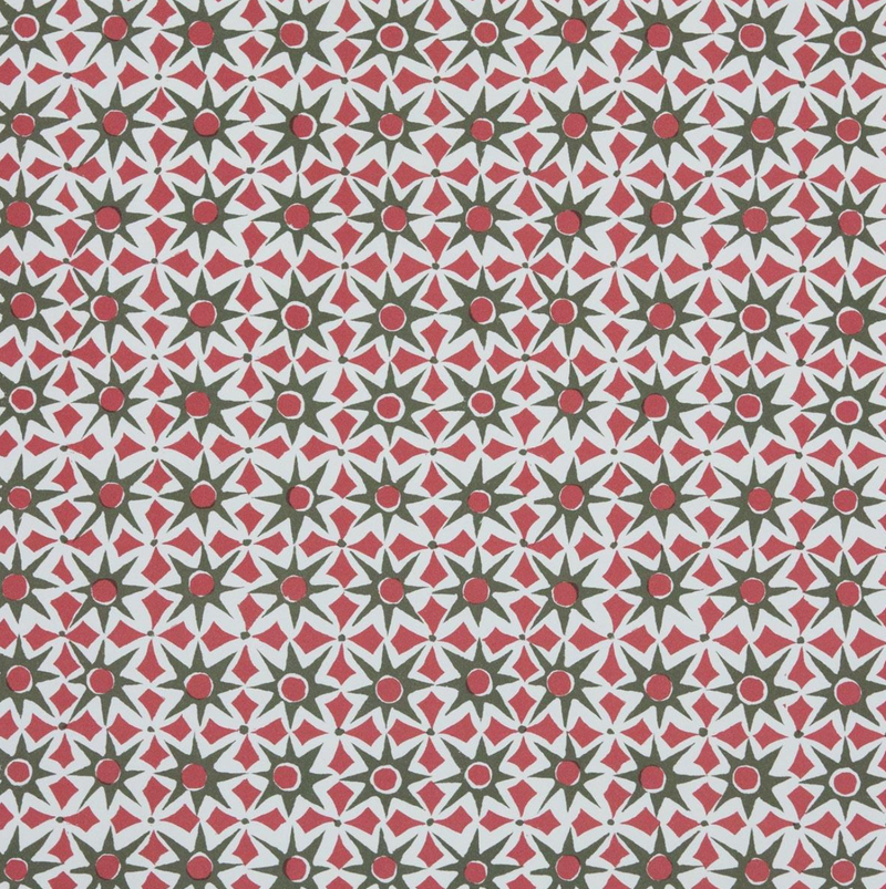 Alhambra Star Patterned Wrapping Paper Sheet