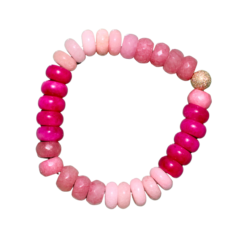 Fuchsia & Pink Bracelet