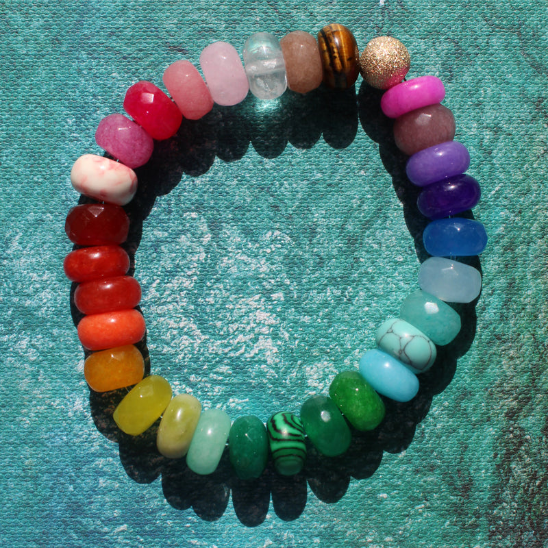 Cardoon Rainbow Bracelet