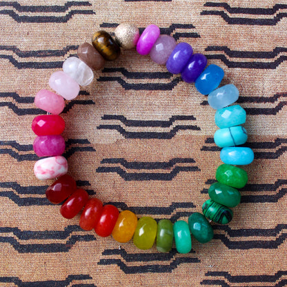 Cardoon Rainbow Bracelet