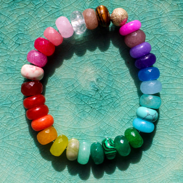 Cardoon Rainbow Bracelet