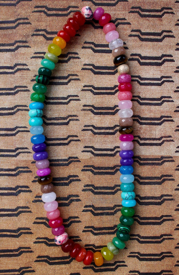 Cardoon Rainbow Necklace