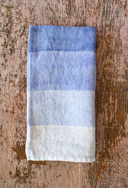 Shades of Blue Linen Napkin