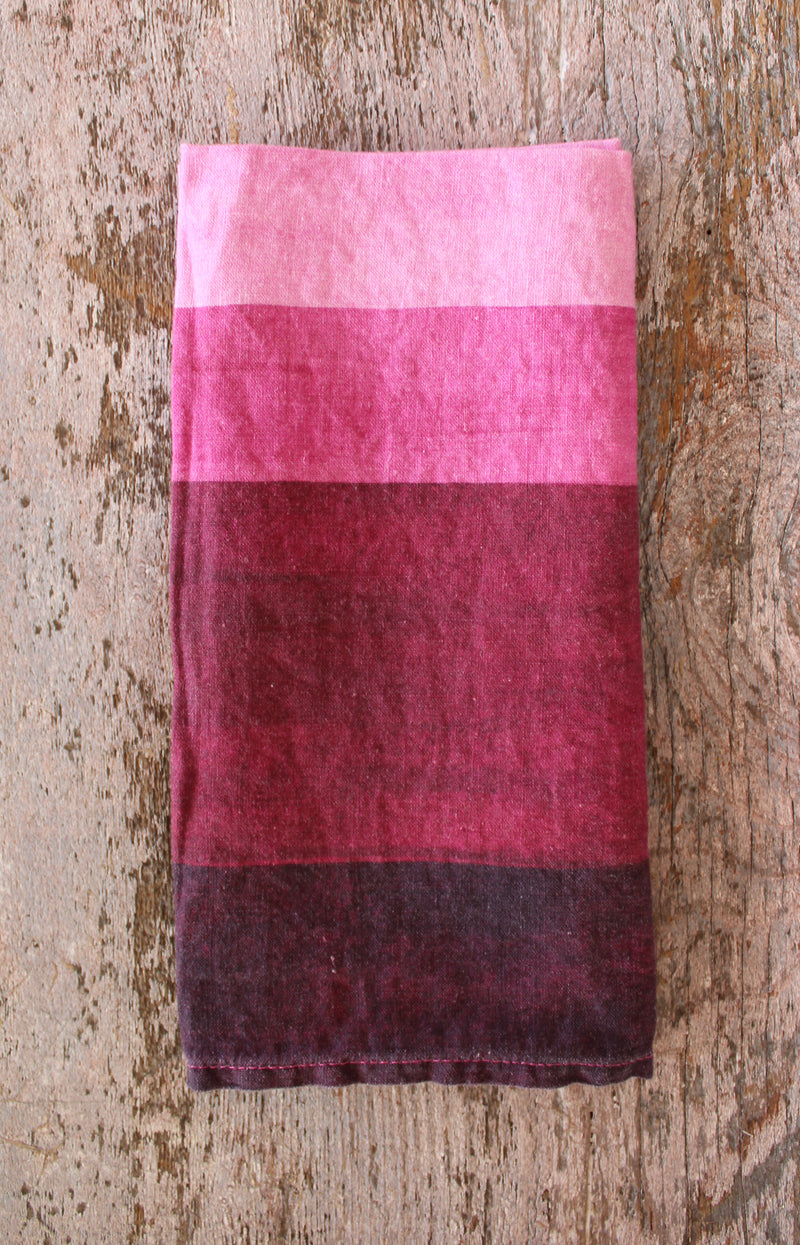 Shades of Pink Linen Napkin