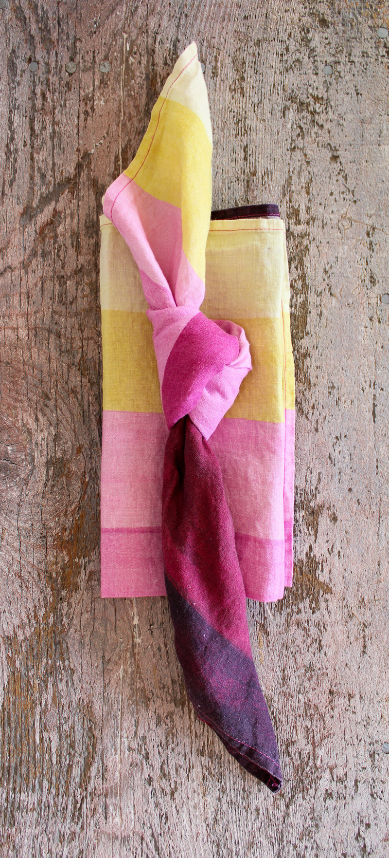 Shades of Pink Linen Napkin