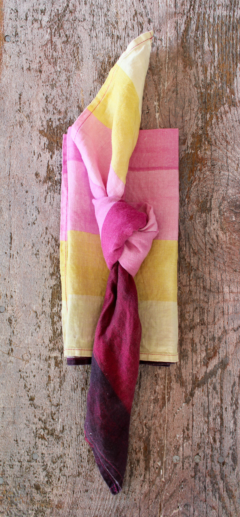 Shades of Pink Linen Napkin