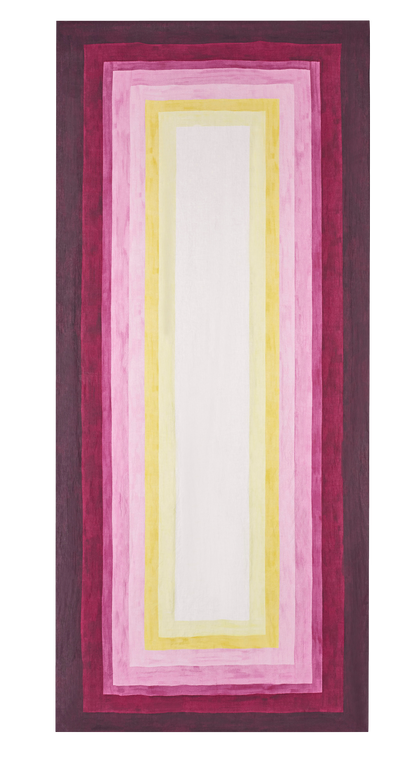 Shades of Pink Linen Tablecloth