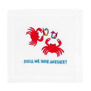 Shell We Have Another? Cocktail Napkin Set