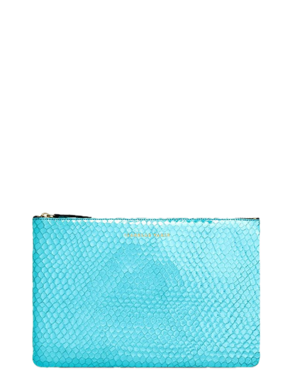 Shimmer Leather Pouch - Medium