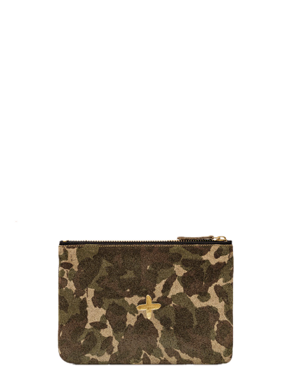 Shimmer Leather Pouch - Small